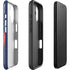 Guam Flag Dark Wood iPhone 16 Plus Impact Case